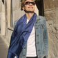 streetstyle Paris luxury silk scarf made in france upcycling
