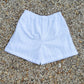 pure cotton white short made in France