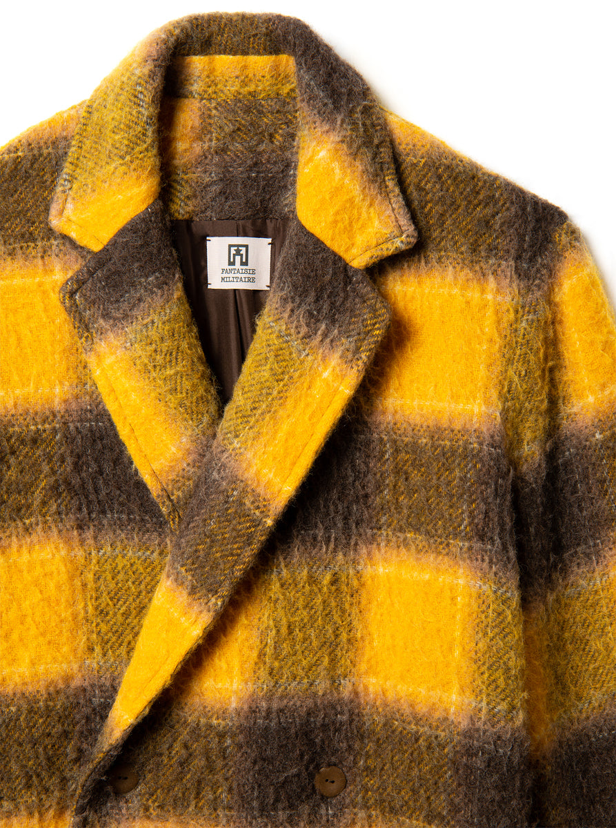 Metropolitan Glencheck Wool Coat