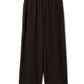 silk trousers in dark grey