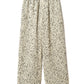 beige tweed trousers with light black details