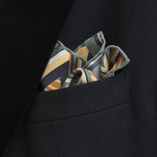 Pocket Square Tribal Art Deco