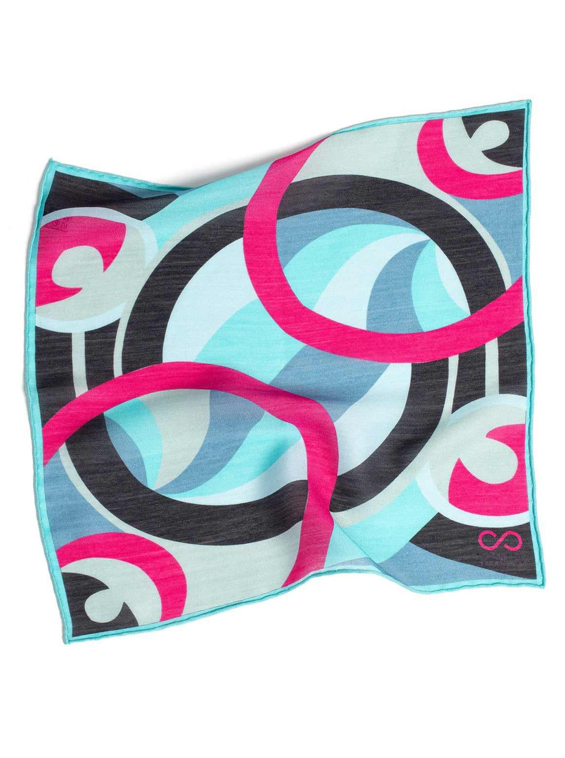 Pocket Square Circle Love