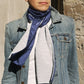 streetstyle Paris luxury silk scarf made in france upcycling