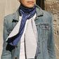 streetstyle Paris luxury silk scarf made in france upcycling