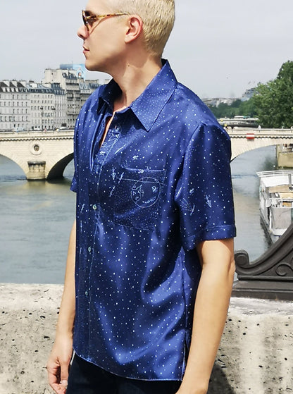 pure silk shirt made in France